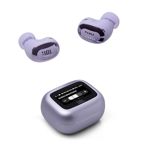 JBL Live Buds 3, Wireless Earbud-Kopfhörer mit Bluetooth, 40 Stunden Akkulaufzeit, True Adaptive Noise Cancelling und hochauflösendem JBL Signature Sound, IP55 wasserfest, Lila JBL Live Buds 3, Wireless Earbud-Kopfhörer mit Bluetooth, 40 Stunden Akkulaufzeit, True Adaptive Noise Cancelling und hochauflösendem JBL Signature Sound, IP55 wasserfest, Lila von JBL
