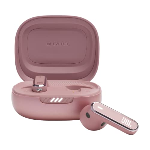 JBL Live Flex – In-Ear-Bluetooth-Kopfhörer mit 40 Stunden Akkulaufzeit – Geräuschunterdrückung und wasserdicht – Rosa von JBL