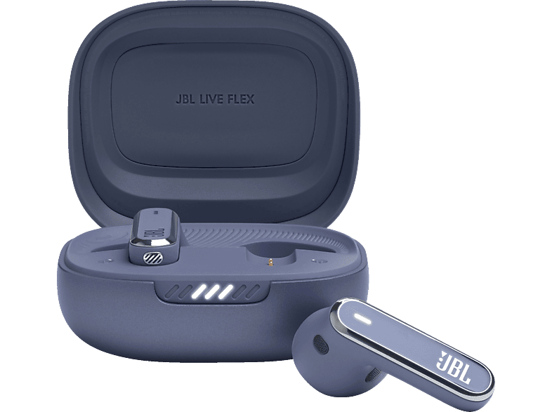 JBL Live Flex True Wireless, In-ear Kopfhörer Bluetooth Blau von JBL