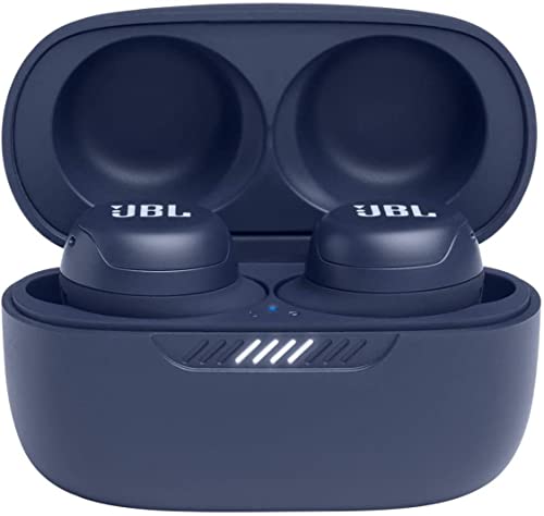 JBL Live Free NC+ TWS – Kabellose In-Ear-Kopfhörer mit Noise Cancelling in Blau – Bis zu 21 Stunden Akkulaufzeit – Inkl. Ladebox von JBL