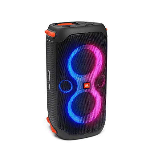 JBL PartyBox 110 - Schwarz – Trag - und rollbarer Bluetooth Party-Lautsprecher mit Lichteffekten – Spritzwassergeschützte, mobile Musikbox mit Akku JBL PartyBox 110 - Schwarz – Trag - und rollbarer Bluetooth Party-Lautsprecher mit Lichteffekten – Spritzwassergeschützte, mobile Musikbox mit Akku von JBL