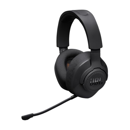 JBL Quantum 360 Kabellose Over-Ear Gaming-Kopfhörer mit 2,4 GHz/Bluetooth Dual Wireless-Verbindung, 22-Stunden-Akku, Multi-Plattform-Kompatibilität, abnehmbarem Mikrofon mit Stummschaltung, Schwarz von JBL