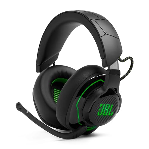 JBL Quantum 910X Over-Ear Gaming Kopfhörer – Für die Xbox und weitere Konsolen – Mit Head-Tracking-Funktion, ANC und 37 Stunden Akkulaufzeit – Schwarz von JBL