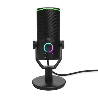 JBL Quantum Stream Studio USB-Mikrofon mit dreifachem Kondensator für Streaming schwarz von JBL
