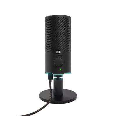 JBL Quantum Stream USB-Mikrofon mit zweifachem Kondensator für Streaming schwarz von JBL
