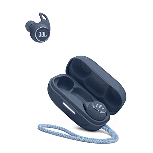 JBL Reflect Aero In-Ear Ohrhörer – True Adaptive Noise Cancelling Technologie – Wasserdichtes Design – 8 Stunden Akkulaufzeit – Blau von JBL