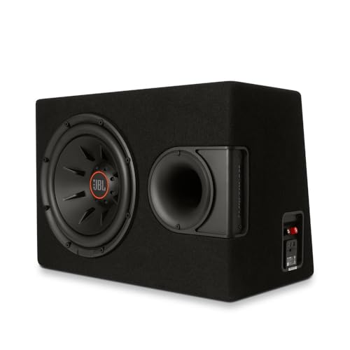 JBL S2-1224SS Subwoofer Auto Set - 1100 Watt Harman Kardon Car hifi 12" JBL Radio Bassreflex Gehäuse Auto Subwoofer - 30 cm | 300 mm, Schwarz von JBL