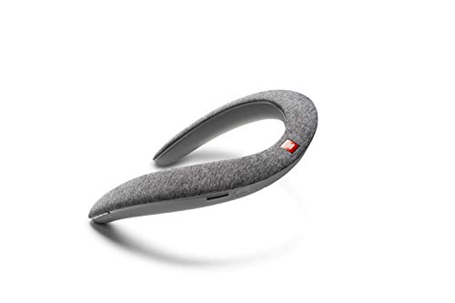 JBL Soundgear BTA Musikbox - Grau – Tragbare Bluetooth Box in ergonomischem Design für den Nacken – 4 integrierte Lautsprecher für klangvollen Stereo Sound JBL Soundgear BTA Musikbox - Grau – Tragbare Bluetooth Box in ergonomischem Design für den Nacken – 4 integrierte Lautsprecher für klangvollen Stereo Sound von JBL