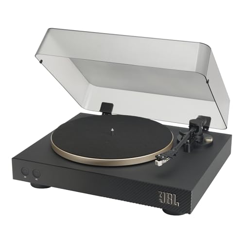 JBL Spinner BT – Hochwertiger Schallplattenspieler mit Bluetooth und aptXTM HD – Schwarz und Gold JBL Spinner BT – Hochwertiger Schallplattenspieler mit Bluetooth und aptXTM HD – Schwarz und Gold von JBL
