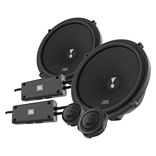 JBL Stadium 62CF 2-Wege Auto Soundsystem - 330 Watt Komponenten Auto Lautsprecher Boxen Set mit 165mm 2-Wege-Komponentenlautsprechersystem von JBL