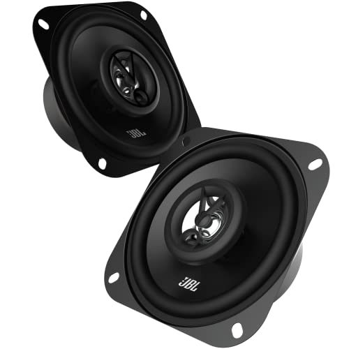 JBL Stage1 41F 2-Wege Auto Lautsprecher Set von Harman Kardon - 125 Watt KFZ Auto Boxen 25 Watt RMS - 2 stück Car HiFi JBL Box groß 10cm | 100mm | 4 Zoll, Schwarz von JBL