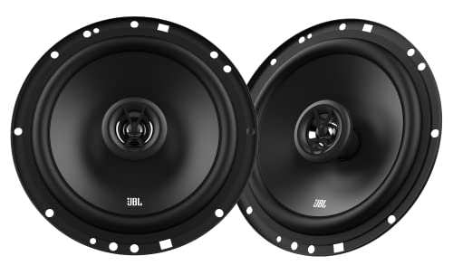 JBL Stage1 61F 2-Wege Auto Lautsprecher Set von Harman Kardon - 200 Watt KFZ Auto Boxen 40 Watt RMS - 2 stück Car HiFi JBL Box groß 16,5cm | 165mm | 6,5 Zoll, Schwarz von JBL