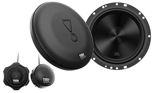 JBL Stage2 GEN2 65C – 6.5 Inch (165mm) 2-Way Component Car Speakers – 90W RMS – 270W Peak – 2 Woofers + 2 Tweeters Audio – with Grilles – Easy Install – OEM Fit von JBL
