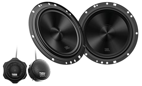 JBL Stage2 GEN2 65CF – 6.5 Inch (165mm) 2-Way Component Car Speakers – 90W RMS – 270W Peak – Separate Tweeters – OEM Fit Audio – with Grilles – Easy Install – Set of 2 von JBL