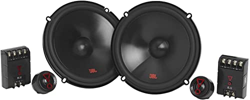 JBL Stage3 607CF – 16,5 cm 2-Wege Komponentensystem | 50 W RMS, 250 W max. | 3 Ohm | Plus One™ Tieftöner | Dome-Hochtöner | Externe Frequenzweiche – 1 Paar von JBL