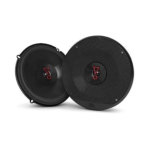 JBL Stage3 627 2-Wege Auto Lautsprecher Set von Harman Kardon - 225 Watt KFZ Autolautsprecher Boxen 16 - 17 cm, Black von JBL