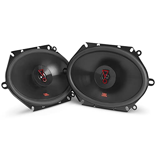 JBL Stage3 8627 2-Wege Auto Lautsprecher Set von Harman Kardon - 250 Watt ovale KFZ Autolautsprecher Boxen - groß 6" x 8" - 15 x 20 cm, Schwarz von JBL