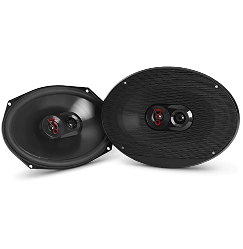 JBL Stage3 9637 3-Wege Auto Lautsprecher Set von Harman Kardon - 375 Watt KFZ Auto Boxen - ovale JBL Box groß 6" x 9" (152 mm x 230 mm), schwarz von JBL