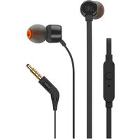 JBL T110 Schwarz - In Ear-Kopfhörer mit Mikrofon JBL T110 Schwarz - In Ear-Kopfhörer mit Mikrofon von JBL