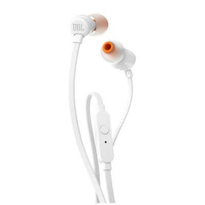 JBL T110 Weiß - In Ear-Kopfhörer mit Mikrofon von JBL