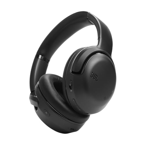 JBL Tour One M2 – Kabellose Over-Ear Kopfhörer – Bluetooth Kopfhörer mit Adaptivem Noise Cancelling in Schwarz – Bis zu 50 Stunden Wiedergabezeit mit nur einer Akkuladung von JBL