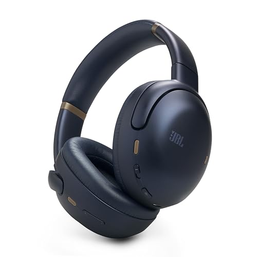 JBL Tour One M3, kabellose Over-Ear Bluetooth Kopfhörer, True Adaptive Noise-Cancelling, 70 Stunden Spielzeit, komfortablel, Spatial 360 Sound mit Kopfhörer-Tracking, USB-C kompatibel, Blau JBL Tour One M3, kabellose Over-Ear Bluetooth Kopfhörer, True Adaptive Noise-Cancelling, 70 Stunden Spielzeit, komfortablel, Spatial 360 Sound mit Kopfhörer-Tracking, USB-C kompatibel, Blau von JBL