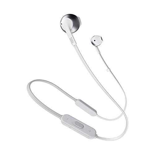 JBL Tune 205 BT Bluetooth Kopfhörer - Silber – Wireless Headphones mit 3-Tasten-Fernbedienung und Mikrofon – Ohrhörer für bis zu 6 Stunden Musik mit einer Akkuladung JBL Tune 205 BT Bluetooth Kopfhörer - Silber – Wireless Headphones mit 3-Tasten-Fernbedienung und Mikrofon – Ohrhörer für bis zu 6 Stunden Musik mit einer Akkuladung von JBL