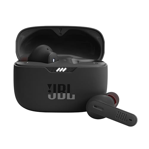 JBL Tune 230 NC TWS – Wasserfeste, True-Wireless In-Ear-Kopfhörer mit Noise-Cancelling in Schwarz – Mit bis zu 40 Stunden Musikwiedergabe von JBL