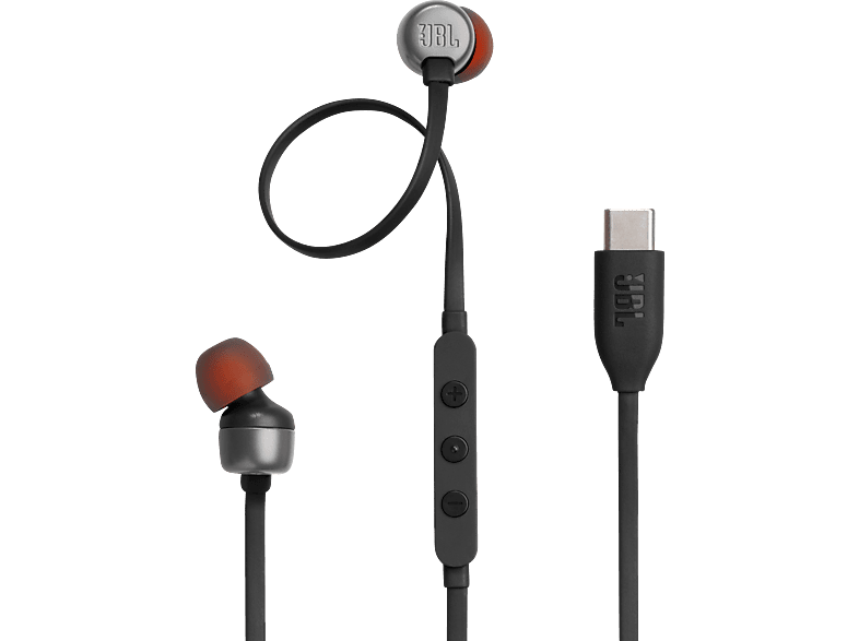 JBL Tune 310C USB-C, In-ear Kopfhörer Schwarz von JBL
