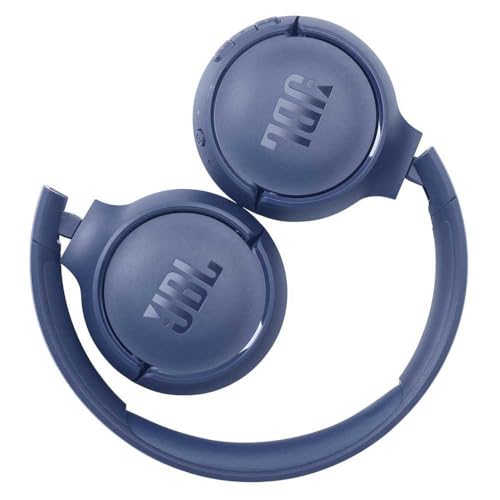 JBL Tune 510BT – Bluetooth On-Ear Kopfhörer in Blau – Faltbare Headphones mit Freisprechfunktion – Kompatibel mit Sprachassistenten – Lange Laufzeit von bis zu 40 Stunden von JBL