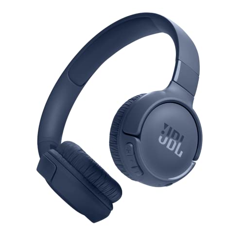 JBL Tune 520BT Wireless On-Ear Kopfhörer – Mit JBL Pure Bass Sound, Bluetooth und leichtem, faltbarem Design – Bis zu 57 Stunden Musikwiedergabe – Blau von JBL