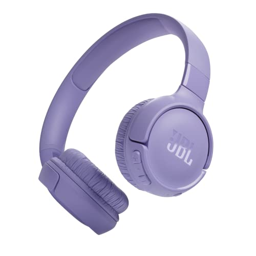 JBL Tune 520BT Wireless On-Ear Kopfhörer – Mit JBL Pure Bass Sound, Bluetooth und leichtem, faltbarem Design – Bis zu 57 Stunden Musikwiedergabe – Lila von JBL