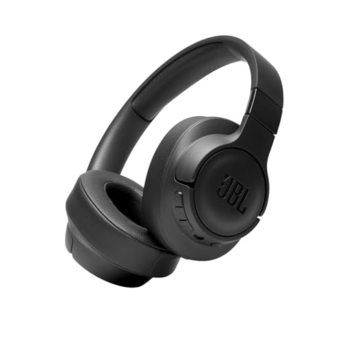JBL Tune 710 BT – Faltbare Bluetooth Over-Ear Kopfhörer in Schwarz – Kabellose Ohrhörer mit JBL Pure Bass Sound – Langer Musikgenuss von bis zu 50 Stunden von JBL