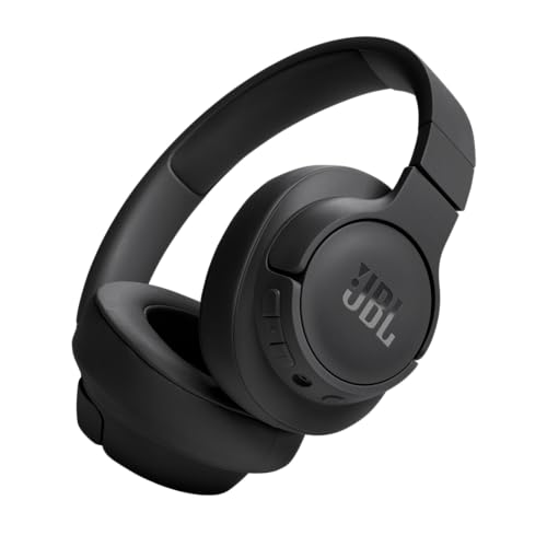 JBL Tune 720BT - Kabellose Over-Ear-Kopfhörer Reiner Bass-Sound, Bluetooth 5.3, bis zu 76H Akkulaufzeit und Schnellladung, leicht, bequem und faltbares Design (Schwarz) von JBL