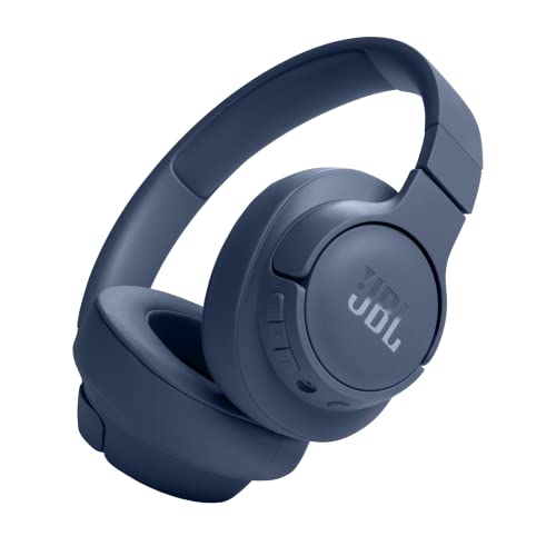 JBL Tune 720BT Wireless Over-Ear-Kopfhörer – Mit JBL Pure Bass Sound, Bluetooth und leichtem, faltbarem Design – Bis zu 76 Stunden Musikwiedergabe – Blau von JBL