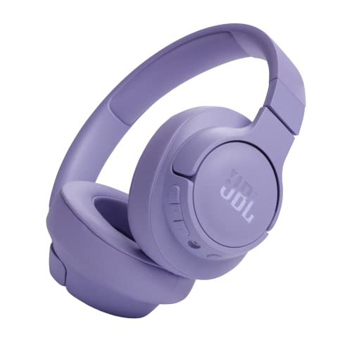 JBL Tune 720BT Wireless Over-Ear-Kopfhörer – Mit JBL Pure Bass Sound, Bluetooth und leichtem, faltbarem Design – Bis zu 76 Stunden Musikwiedergabe – Lila von JBL
