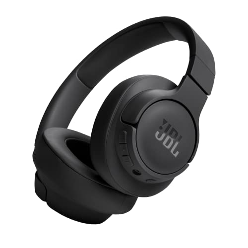 JBL Tune 720BT Wireless Over-Ear-Kopfhörer – Mit JBL Pure Bass Sound, Bluetooth und leichtem, faltbarem Design – Bis zu 76 Stunden Musikwiedergabe – Schwarz von JBL