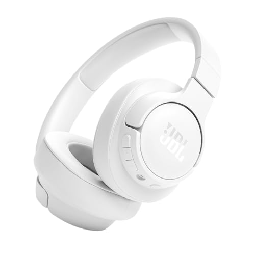 JBL Tune 720BT Wireless On-Ear-Kopfhörer – Mit JBL Pure Bass Sound, Bluetooth und leichtem, faltbarem Design – Bis zu 76 Stunden Musikwiedergabe – Weiß von JBL