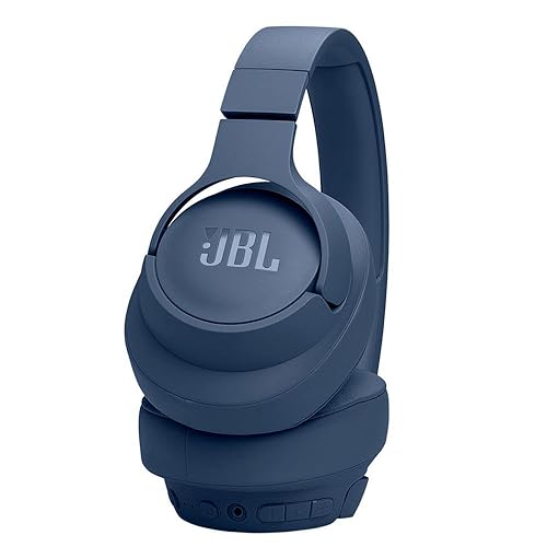 JBL Tune 770NC – Kabellose Over-Ear-Kopfhörer mit adaptivem Noise-Cancelling und faltbarem Design – Bis zu 70 Stunden Akkulaufzeit mit Schnellladefunktion – Blau von JBL