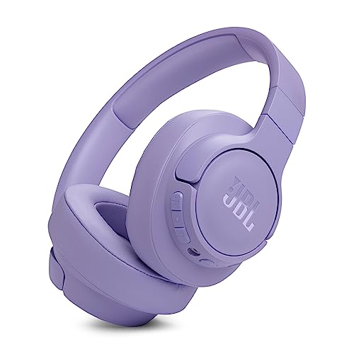 JBL Tune 770NC – Kabellose Over-Ear-Kopfhörer mit adaptivem Noise-Cancelling und faltbarem Design – Bis zu 70 Stunden Akkulaufzeit mit Schnellladefunktion – Lila von JBL