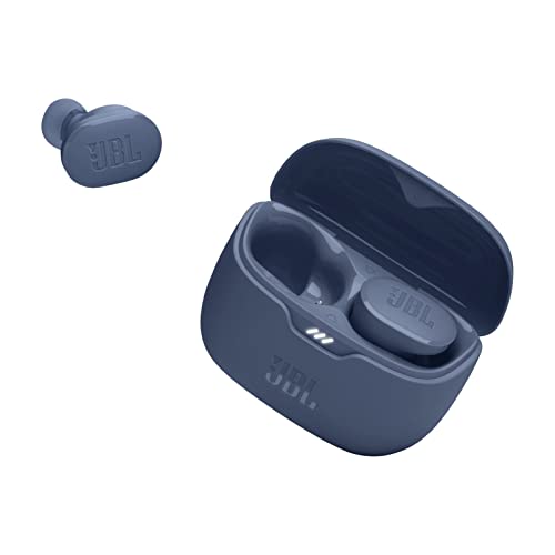 JBL Tune Buds – Wasserresistente, True-Wireless In-Ear-Kopfhörer mit Noise-Cancelling in Blau – Mit bis zu 48 h Musikwiedergabe von JBL