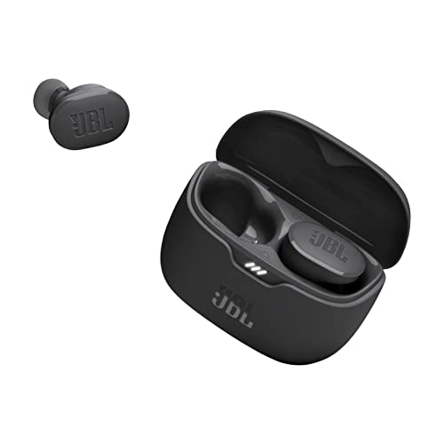 JBL Tune Buds – Wasserresistente, True-Wireless In-Ear-Kopfhörer mit Noise-Cancelling in Schwarz – Mit bis zu 48 h Musikwiedergabe von JBL