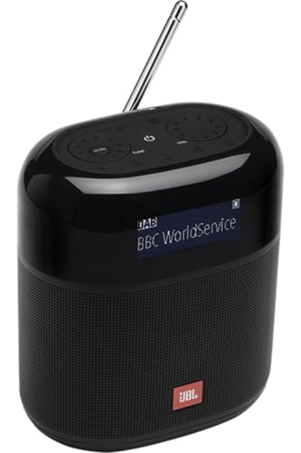 JBL Tuner XL Radiorekorder - Schwarz – Tragbarer Bluetooth Lautsprecher mit MP3, DAB+ und UKW Radio – Kabelloser Musikgenuss mit kräftigem Sound von bis zu 15 Stunden von JBL