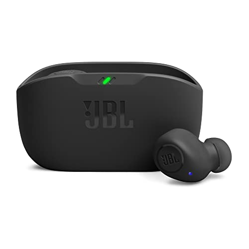 JBL Wave Buds – Kabellose In-Ear Ohrhörer mit IP54 und IPX2 Wasserdichtigkeit – Kraftvoller Bass und 32 Stunden Akkulaufzeit – In Schwarz von JBL