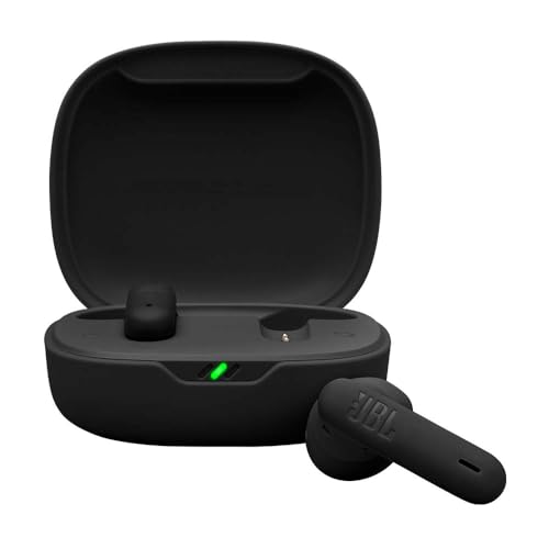 JBL Wave Flex 2, Kabellose Bluetooth-In-Ear-Kopfhörer mit 40 h Wiedergabezeit, JBL Pure Bass Sound, Smart-Ambient-Technologie, IP54 wasser - und staubgeschützt, Multipoint-Verbindung, Schwarz von JBL