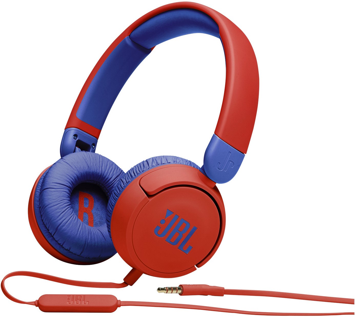 JR310 Kopfhörer mit Kabel rot/blau von JBL