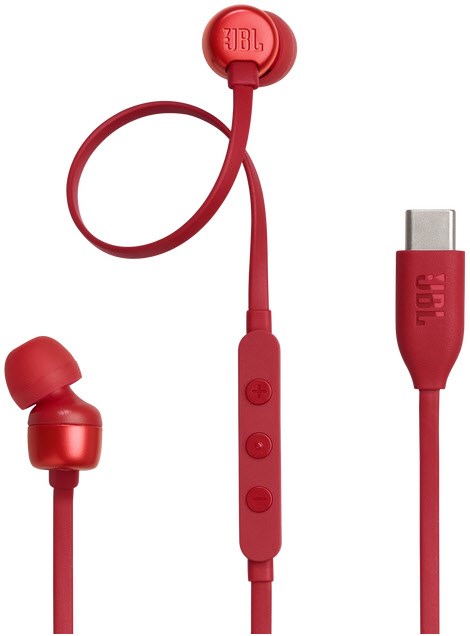 Tune310C In-Ear-Kopfhörer mit Kabel rot von JBL