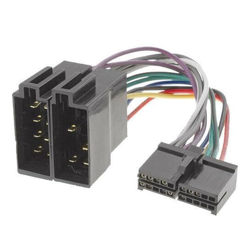JCAKES Autoradio ISO-Adapter 20-poliger Kabel Universal-Stecker für Goodmans Ministry Sendai Soundmax usw von JCAKES