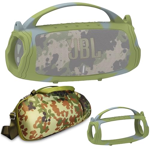 Silikonhülle und Hartschalen-Reiseetui für JBL Charge 4 / Charge 5 tragbares Bluetooth-Lautsprecher-Zubehör (Camouflage-Hülle, nicht für WLAN-Version) Silikonhülle und Hartschalen-Reiseetui für JBL Charge 4 / Charge 5 tragbares Bluetooth-Lautsprecher-Zubehör (Camouflage-Hülle, nicht für WLAN-Version) von JCHPINE