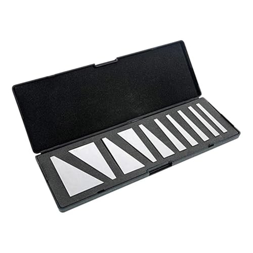 2/10/12/17Pcs 30/45/60/90 Grad Präzision Maschinist Messung Werkzeug Winkel Block Lineal Zoll Metric Dreieck Metall Hohe Genauigkeit(10pcs) von JCKJWL